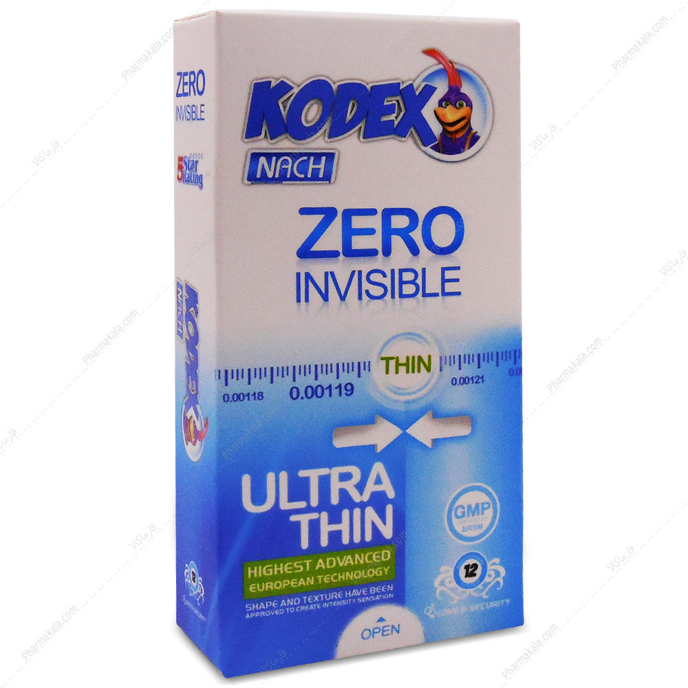 کاندوم فوق العاده نازک و نامرئی Zero Invisible Ultra Thin کدکس 12 عددی عمده