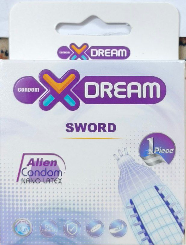 کاندوم خاردار فضایی شمشیری ایکس دریم مدل SWORD